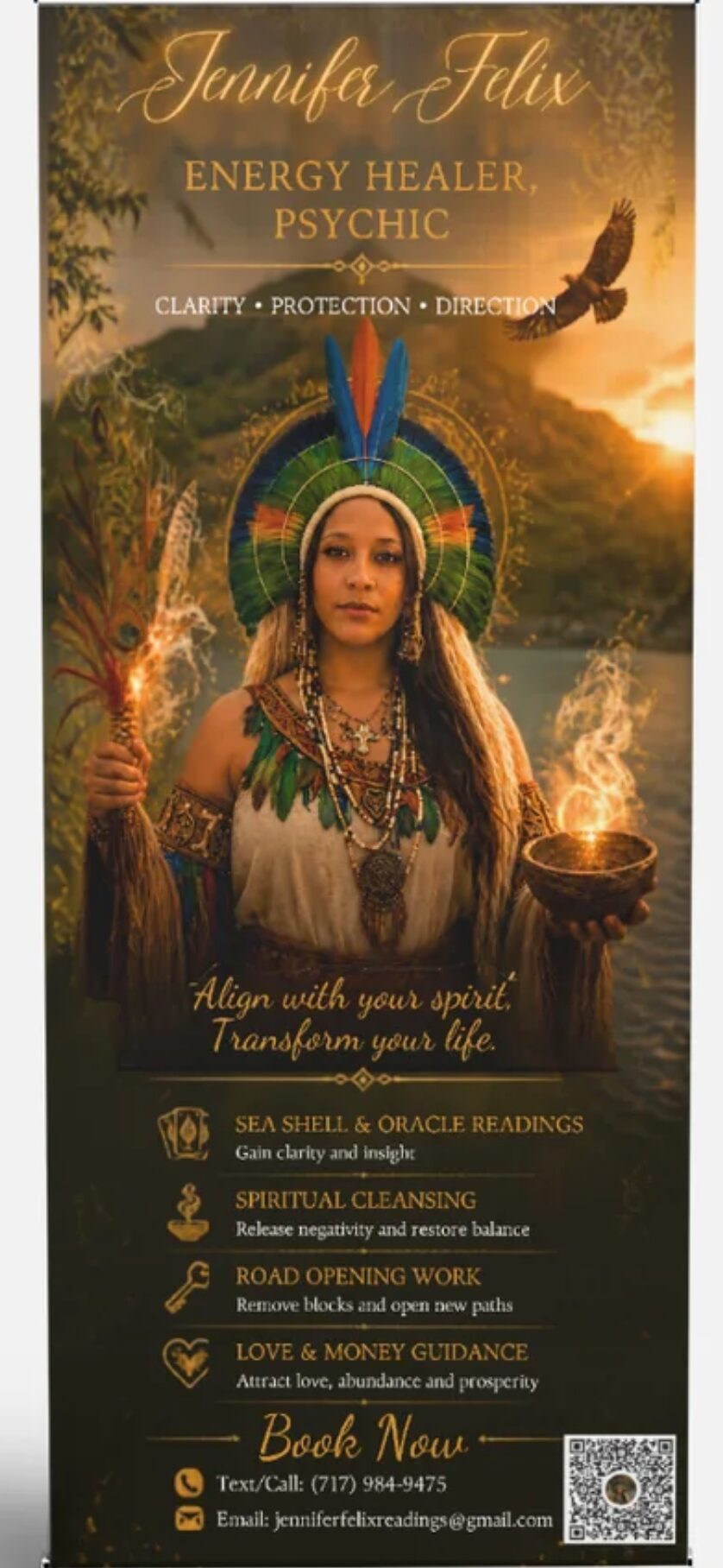 Read more about the article Sun 1:30pm (45min Workshop): Spiritual Journey with Jennifer Warner